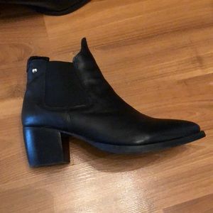 Topshop black ankle boots size 39